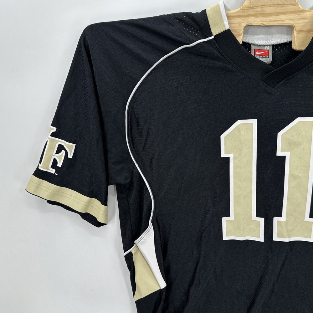 Y2K Nike Wake Forest Deacon Demons NC Football Jersey Number 11 Men's Size M - Picture 3 of 15